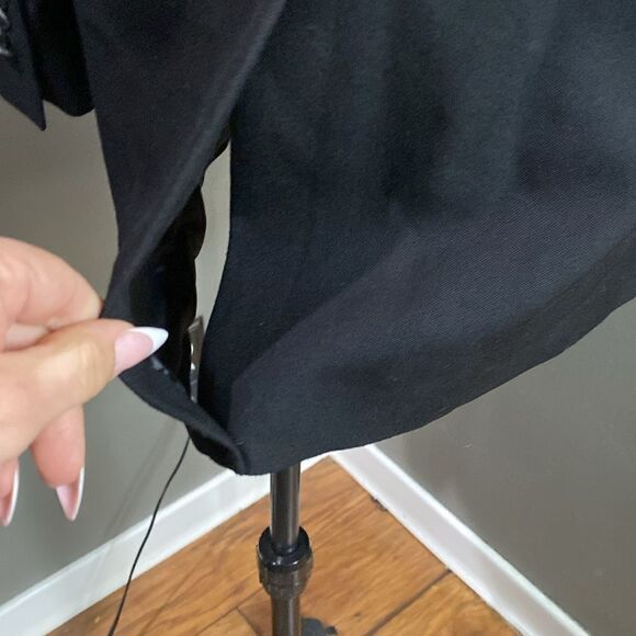 MNG Mango nwt black Blazer Jacket Long oversized - Picture 11 of 16